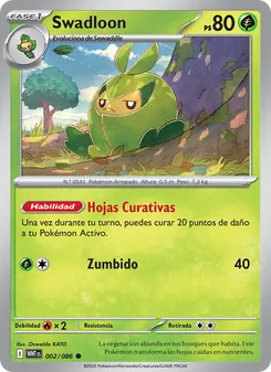 Carta Swadloon de la expansión Llama Blanca, número 002/86