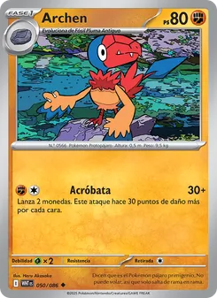Carta Archen de la expansión Llama Blanca, número 050/86