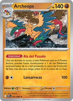 Carta Archeops de la expansión Llama Blanca, número 051/86
