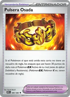 Carta Pulsera Osada de la expansión Llama Blanca, número 080/86