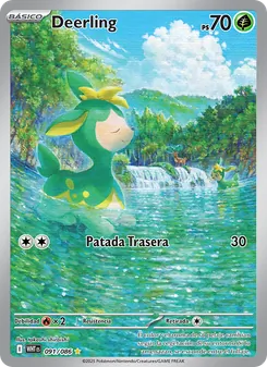 Carta Deerling de la expansión Llama Blanca, número 091/86