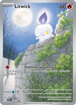 Carta Litwick de la expansión Llama Blanca, número 101/86