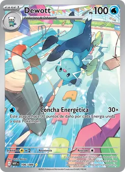 Carta Dewott de la expansión Llama Blanca, número 106/86