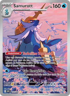 Carta Samurott de la expansión Llama Blanca, número 107/86