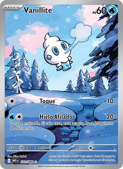 Carta Vanillite de la expansión Llama Blanca, número 111/86
