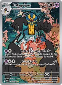 Carta Cofagrigus de la expansión Llama Blanca, número 123/86
