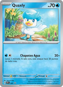 Carta Quaxly de la expansión SVP Black Star Promos, número 003/225