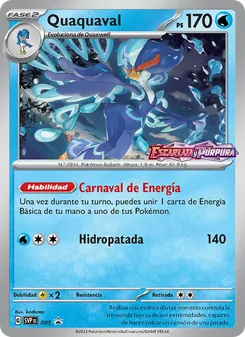 Carta Quaquaval de la expansión SVP Black Star Promos, número 005/225