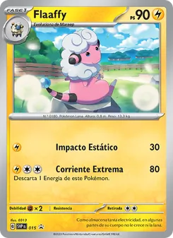 Carta Flaaffy de la expansión SVP Black Star Promos, número 015/225
