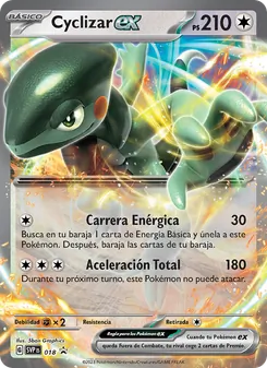 Carta Cyclizar ex de la expansión SVP Black Star Promos, número 018/225