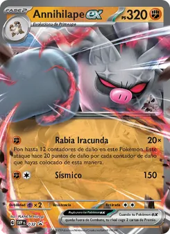 Carta Annihilape ex de la expansión SVP Black Star Promos, número 032/225