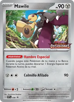 Carta Mawile de la expansión SVP Black Star Promos, número 039/225