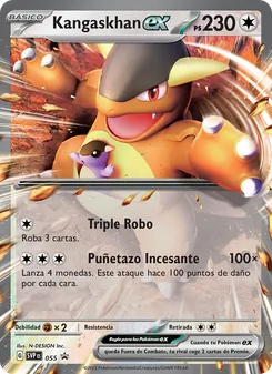 Carta Kangaskhan ex de la expansión SVP Black Star Promos, número 055/225
