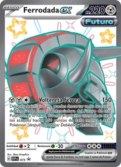 Carta Ferrodada ex de la expansión SVP Black Star Promos, número 073/225