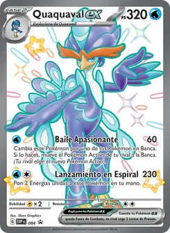 Carta Quaquaval ex de la expansión SVP Black Star Promos, número 084/225