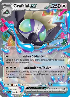 Carta Grafaiai ex de la expansión SVP Black Star Promos, número 100/225