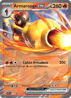 Carta Armarouge ex de la expansión SVP Black Star Promos, número 105/225
