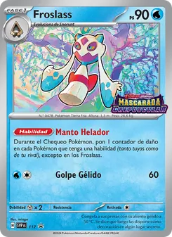 Carta Froslass de la expansión SVP Black Star Promos, número 117/225