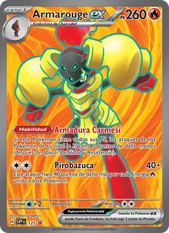 Carta Armarouge ex de la expansión SVP Black Star Promos, número 125/225