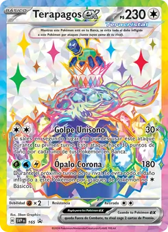 Carta Terapagos ex de la expansión SVP Black Star Promos, número 165/225