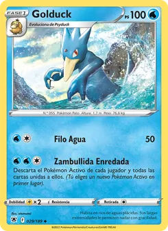 Carta Golduck de la expansión Resplandor Astral, número 029/189