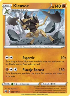 Carta Kleavor de la expansión Resplandor Astral, número 085/189