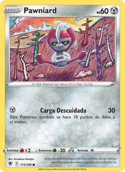 Carta Pawniard de la expansión Resplandor Astral, número 115/189