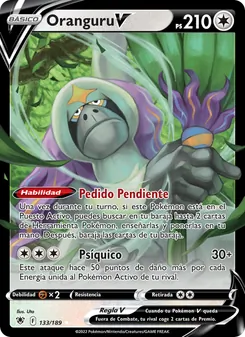 Carta Oranguru V de la expansión Resplandor Astral, número 133/189