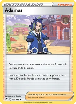 Carta Adamas de la expansión Resplandor Astral, número 135/189