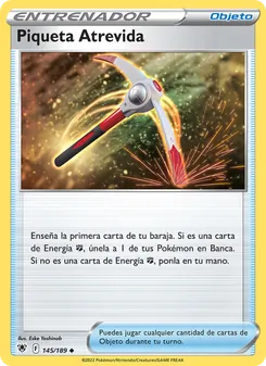 Carta Piqueta Atrevida de la expansión Resplandor Astral, número 145/189