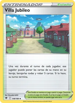 Carta Villa Jubileo de la expansión Resplandor Astral, número 148/189
