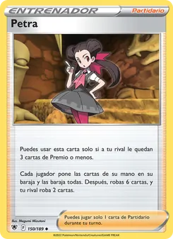 Carta Petra de la expansión Resplandor Astral, número 150/189