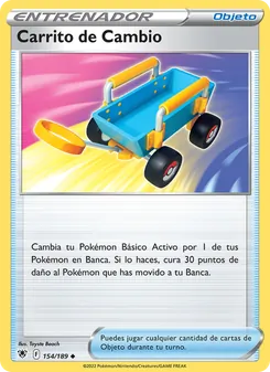 Carta Carrito de Cambio de la expansión Resplandor Astral, número 154/189