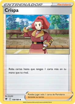 Carta Crispa de la expansión Resplandor Astral, número 159/189
