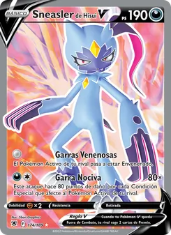 Carta Sneasler de Hisui V de la expansión Resplandor Astral, número 174/189