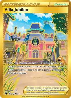 Carta Villa Jubileo de la expansión Resplandor Astral, número 212/189