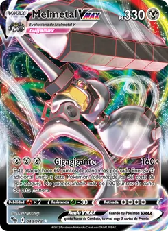 Carta Melmetal VMAX de la expansión Pokémon GO, número 048/78