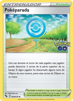 Carta Poképarada de la expansión Pokémon GO, número 068/78