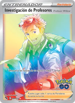 Carta Investigación de Profesores de la expansión Pokémon GO, número 084/78