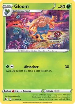 Carta Gloom de la expansión Origen Perdido, número 002/196