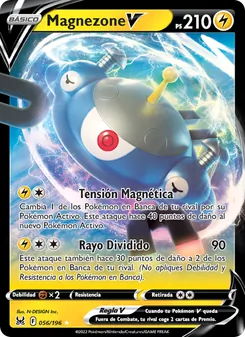 Carta Magnezone V de la expansión Origen Perdido, número 056/196