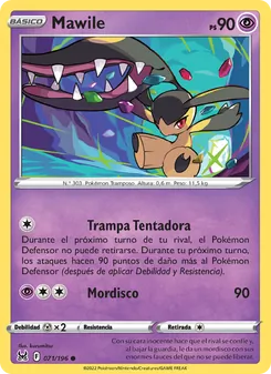 Carta Mawile de la expansión Origen Perdido, número 071/196