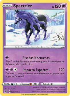 Carta Spectrier de la expansión Origen Perdido, número 081/196