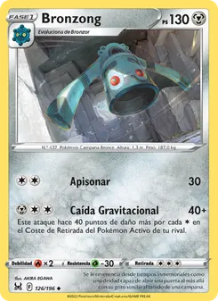 Carta Bronzong de la expansión Origen Perdido, número 126/196