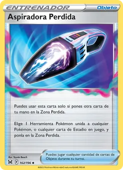 Carta Aspiradora Perdida de la expansión Origen Perdido, número 162/196