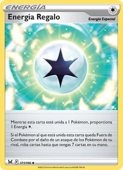Carta Energía Regalo de la expansión Origen Perdido, número 171/196