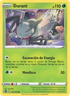 Carta Durant de la expansión Tempestad Plateada, número 013/195