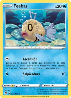 Carta Feebas de la expansión Tempestad Plateada, número 039/195