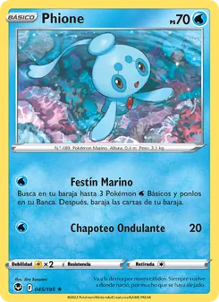Carta Phione de la expansión Tempestad Plateada, número 045/195