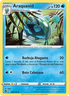 Carta Araquanid de la expansión Tempestad Plateada, número 048/195